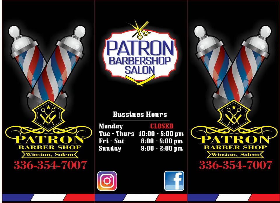 Patron Barbershop Salon — hero