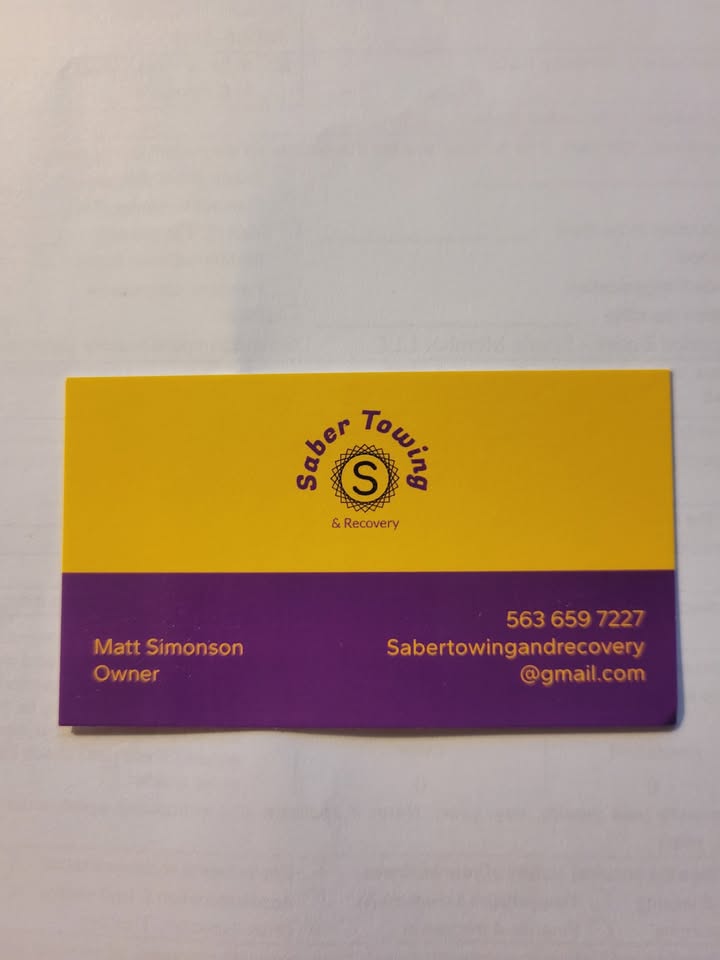 Saber towing and recovery llc — hero
